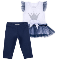Набор детской одежды Breeze с коронкой (10869-98G-blue)