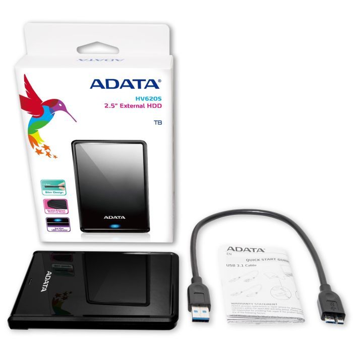 Зовнішній жорсткий диск 2.5" 4TB ADATA (AHV620S-4TU31-CBK) зображення 5
