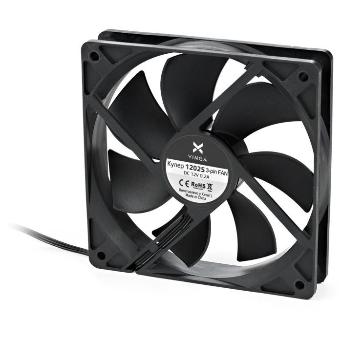 Кулер для корпуса Vinga 12025 3-pin изображение 2