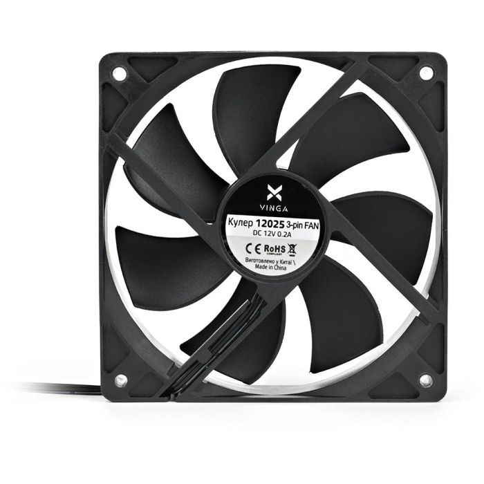 Кулер для корпуса Vinga 12025 3-pin изображение 4