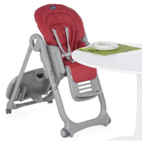 Стульчик для кормления Chicco Polly Magic RELAX красный (79432.70) изображение 5
