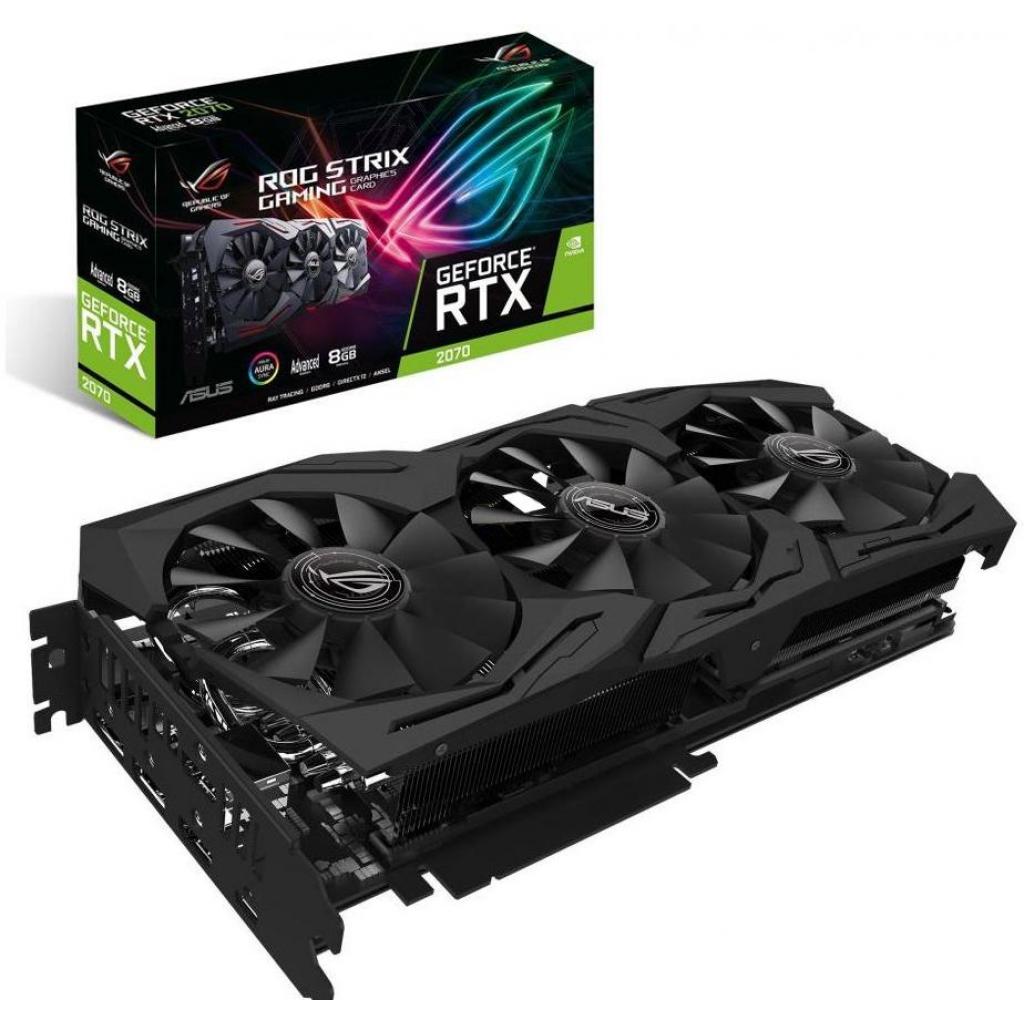 Відеокарта ASUS GeForce RTX2070 8192Mb ROG STRIX ADVANCED GAMING (ROG-STRIX-RTX2070-A8G-GAMING)