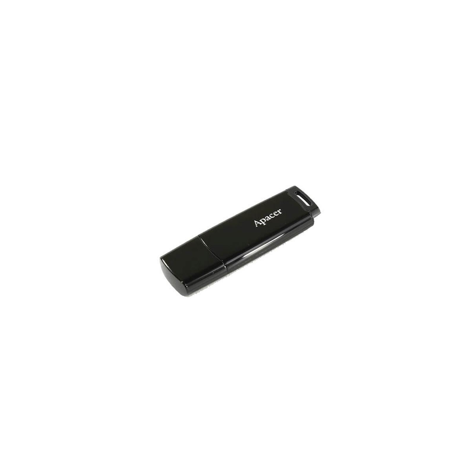 USB флеш накопичувач Apacer 64GB AH336 Black USB 2.0 (AP64GAH336B-1) зображення 3