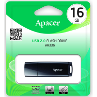 USB флеш накопитель Apacer 16GB AH336 Black USB 2.0 (AP16GAH336B-1) изображение 5