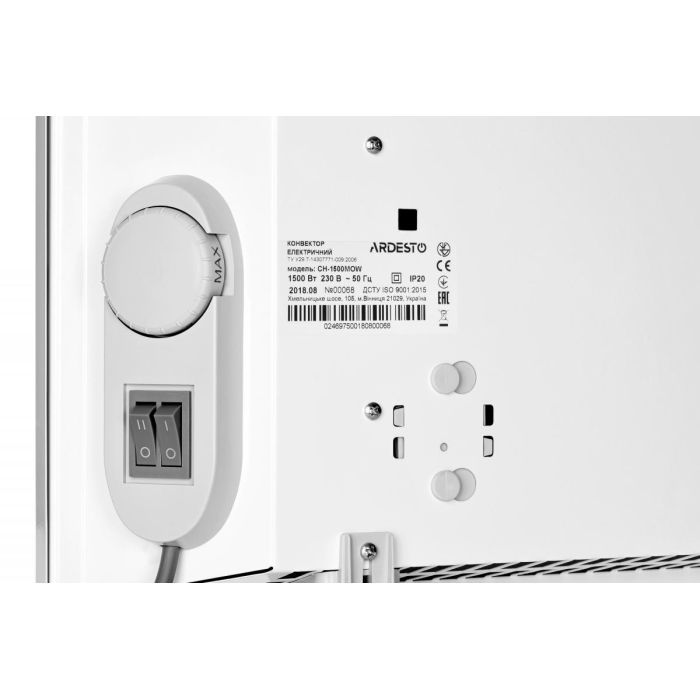 Обогреватель Ardesto CH-1500MOW изображение 5