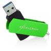USB флеш накопитель eXceleram 128GB P2 Series Green/Black USB 3.1 Gen 1 (EXP2U3GRB128) изображение 3