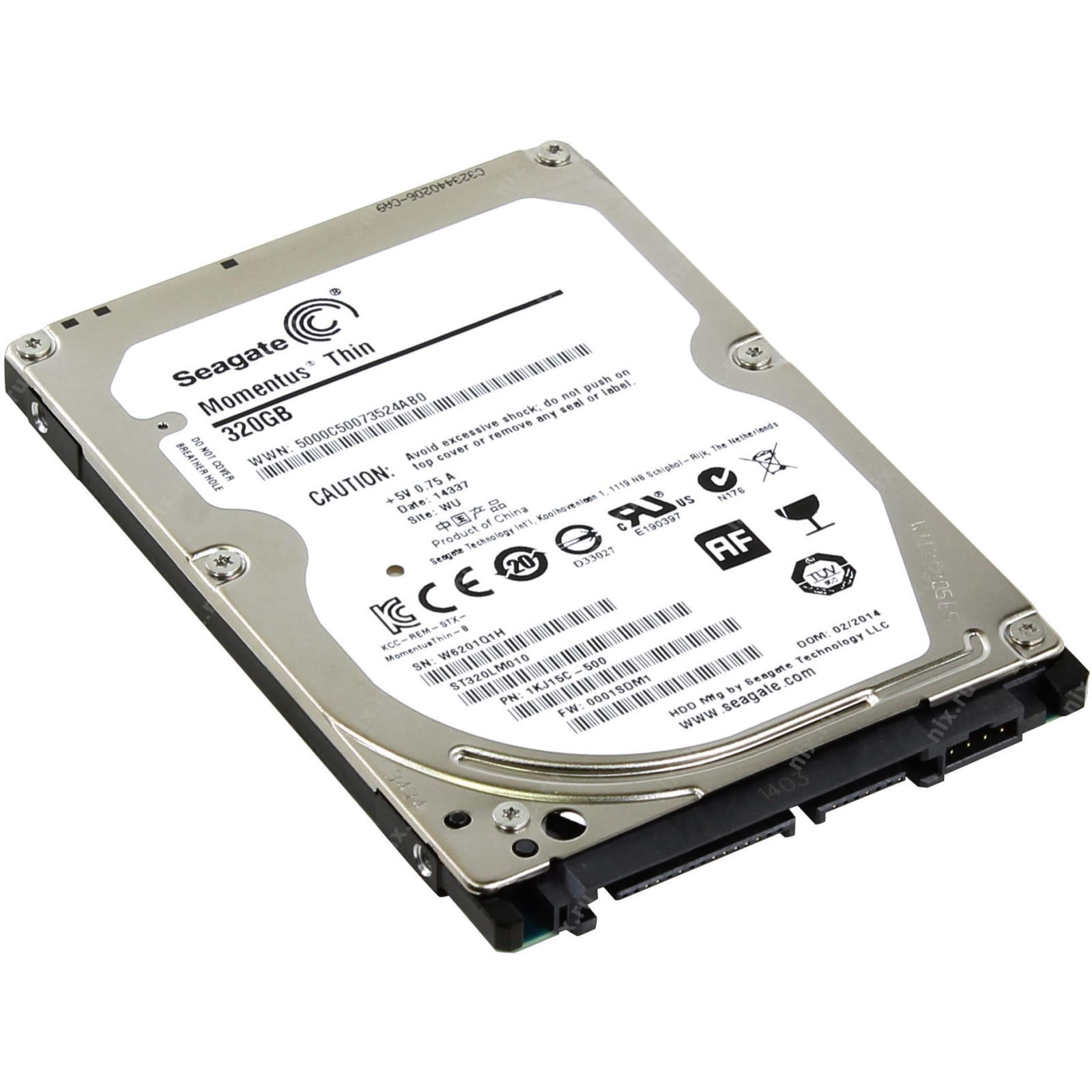Жорсткий диск для ноутбука 2.5" 320GB Seagate (# 1KJ15C-899 / ST320LM010-WL-FR #) зображення 2
