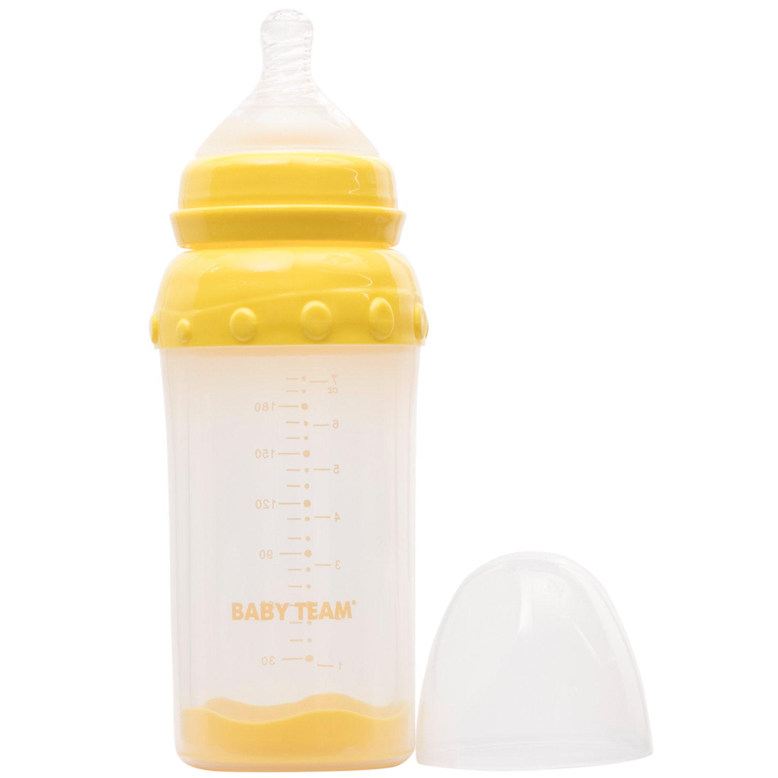 Пляшечка для годування Baby Team Скляна з широким горлом 220 мл (1290) зображення 2