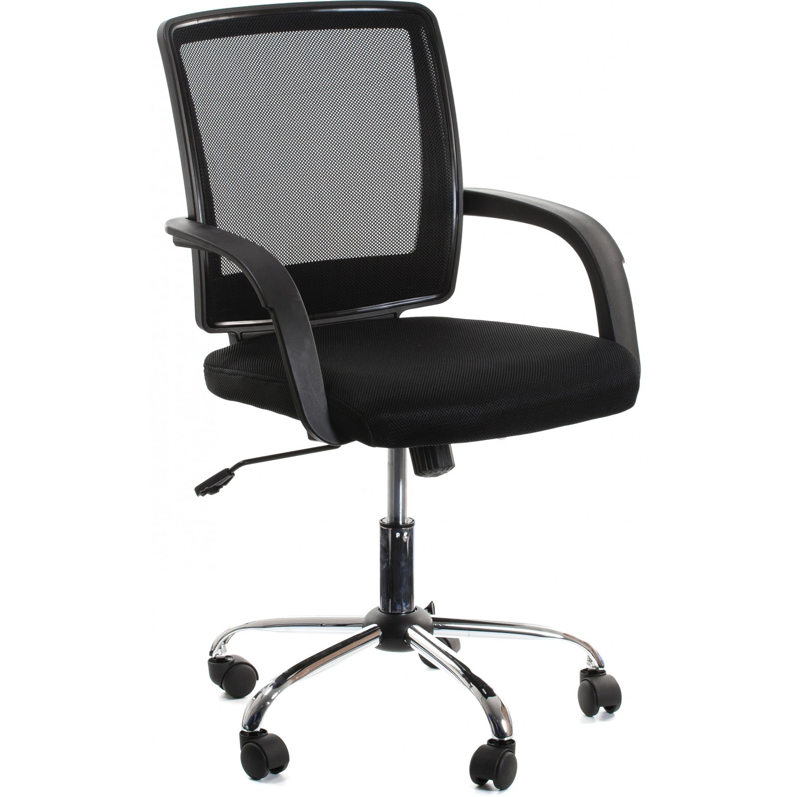 Офісне крісло OEM VISANO, Black/Chrome (000002720) зображення 3