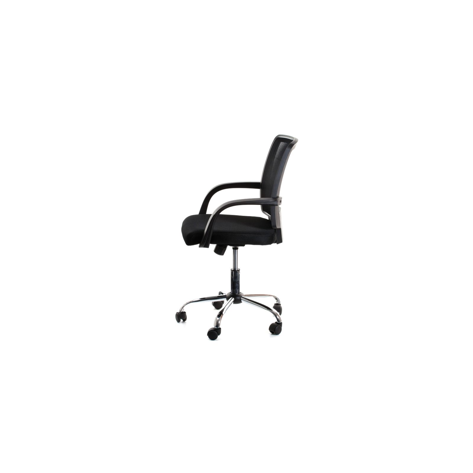 Офісне крісло OEM VISANO, Black/Chrome (000002720) зображення 5