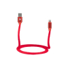 Дата кабель USB 2.0 AM to Lightning 1.0m Fur red 2E (2E-CCLAC-RED) зображення 4