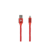 Дата кабель USB 2.0 AM to Lightning 1.0m Fur red 2E (2E-CCLAC-RED)
