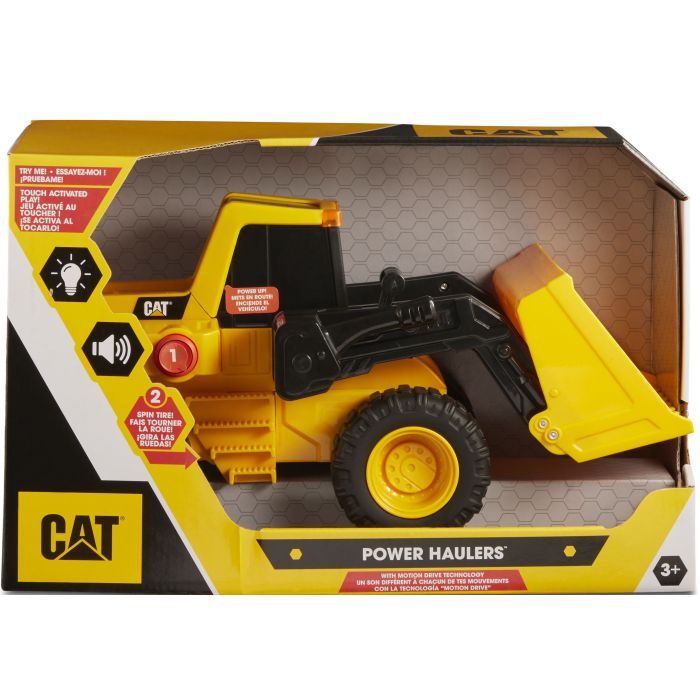 Спецтехника Funrise CAT Мощные машины Погрузчик колесный со светом и звуком 30 с (82267) изображение 3