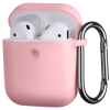 Чохол для навушників 2E для Apple AirPods Pure Color Silicone 3.0 мм Light pink (2E-AIR-PODS-IBPCS-3-LPK) зображення 2