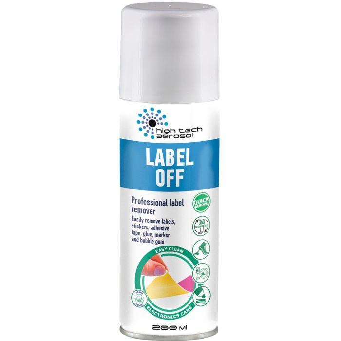 Спрей для очистки HTA LABEL OFF 200 ml (HTA6031)