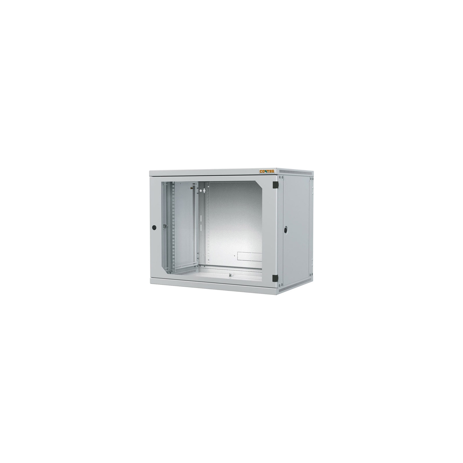 Шкаф настенный Conteg 12U 600x600 removable side panels RAL7035 (RUN-12-60/60)