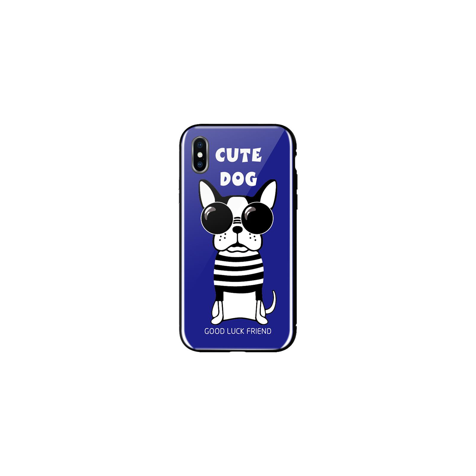 Чохол до мобільного телефона WK iPhone XS Max, WPC-087, Cute Dog Blue (681920360865)