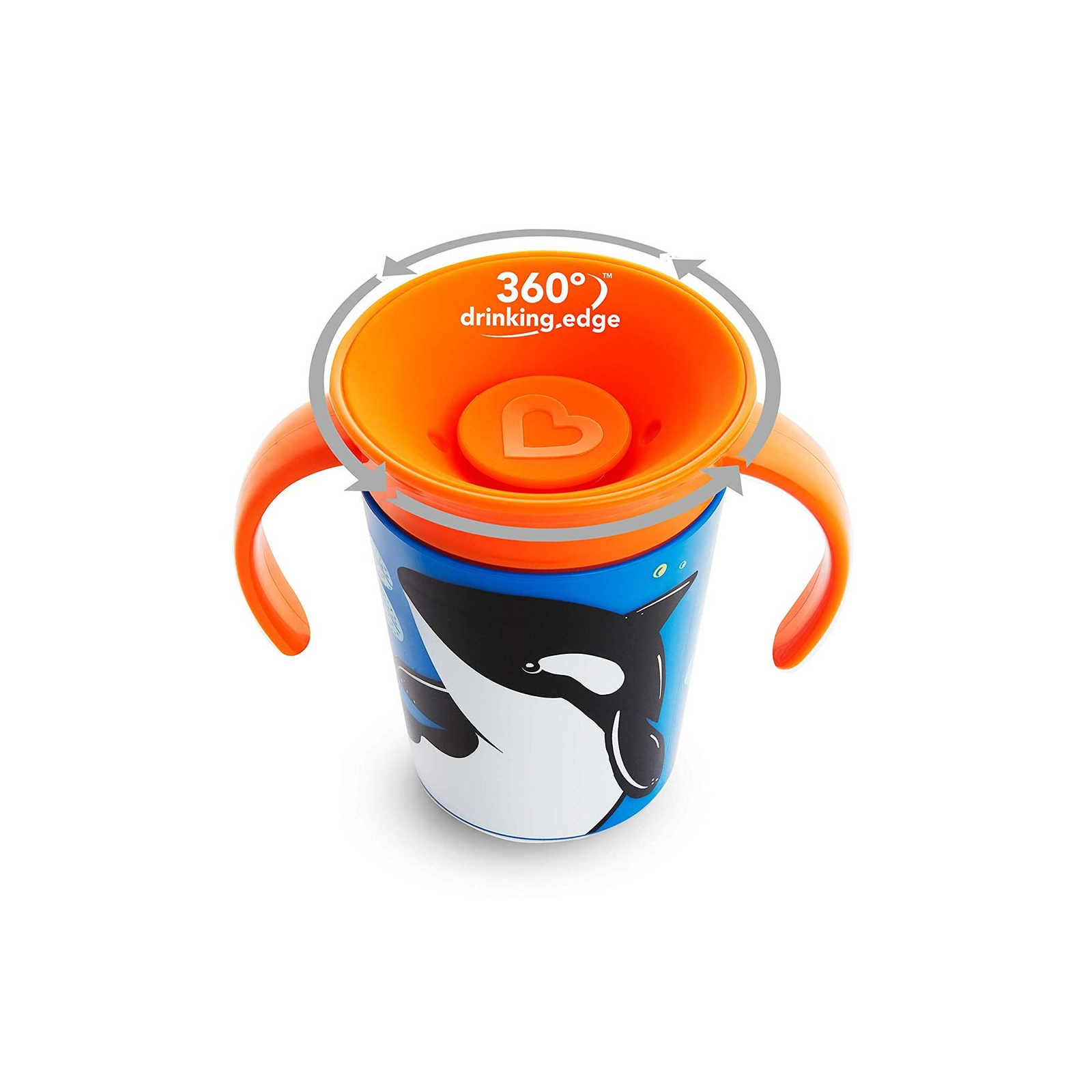 Поїльник-непроливайка Munchkin Miracle 360 Trainer cup Косатка 177 мл (051775) зображення 3