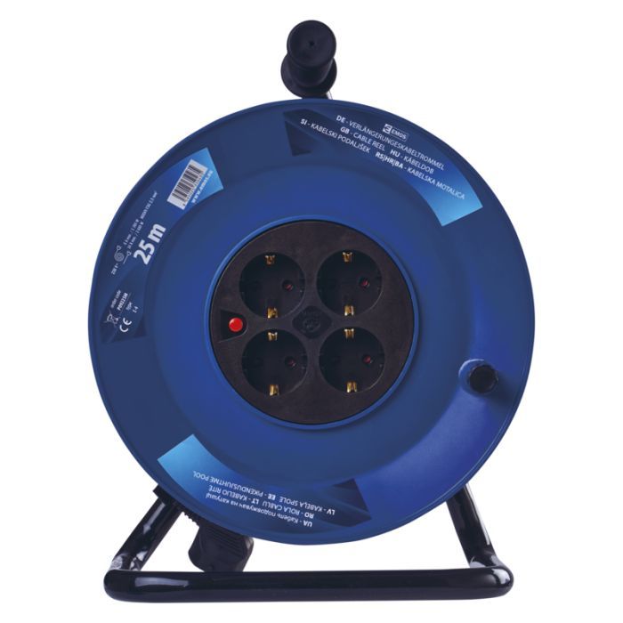 Сетевой удлинитель EMOS катушка 4 роз., 25 м (P09225M) изображение 4