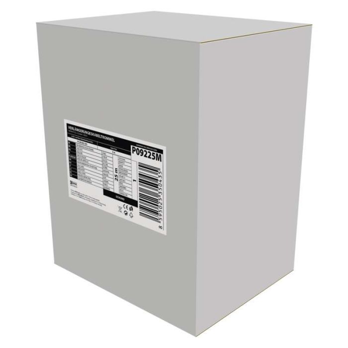 Сетевой удлинитель EMOS катушка 4 роз., 25 м (P09225M) изображение 6