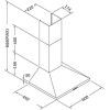 Витяжка кухонна Pyramida KSX 60 BL (KSX60BL) зображення 2
