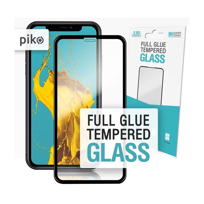 Стекло защитное Piko Full Glue iPhone XR/11 black (1283126487330)