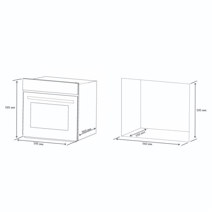 Духовой шкаф Jantar JANTAR MFC 6006 BL изображение 12