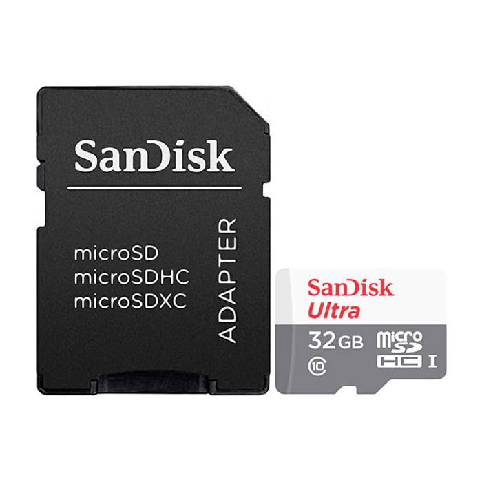 Карта памяти SanDisk 32GB microSD class 10 Ultra Light (SDSQUNR-032G-GN3MA)