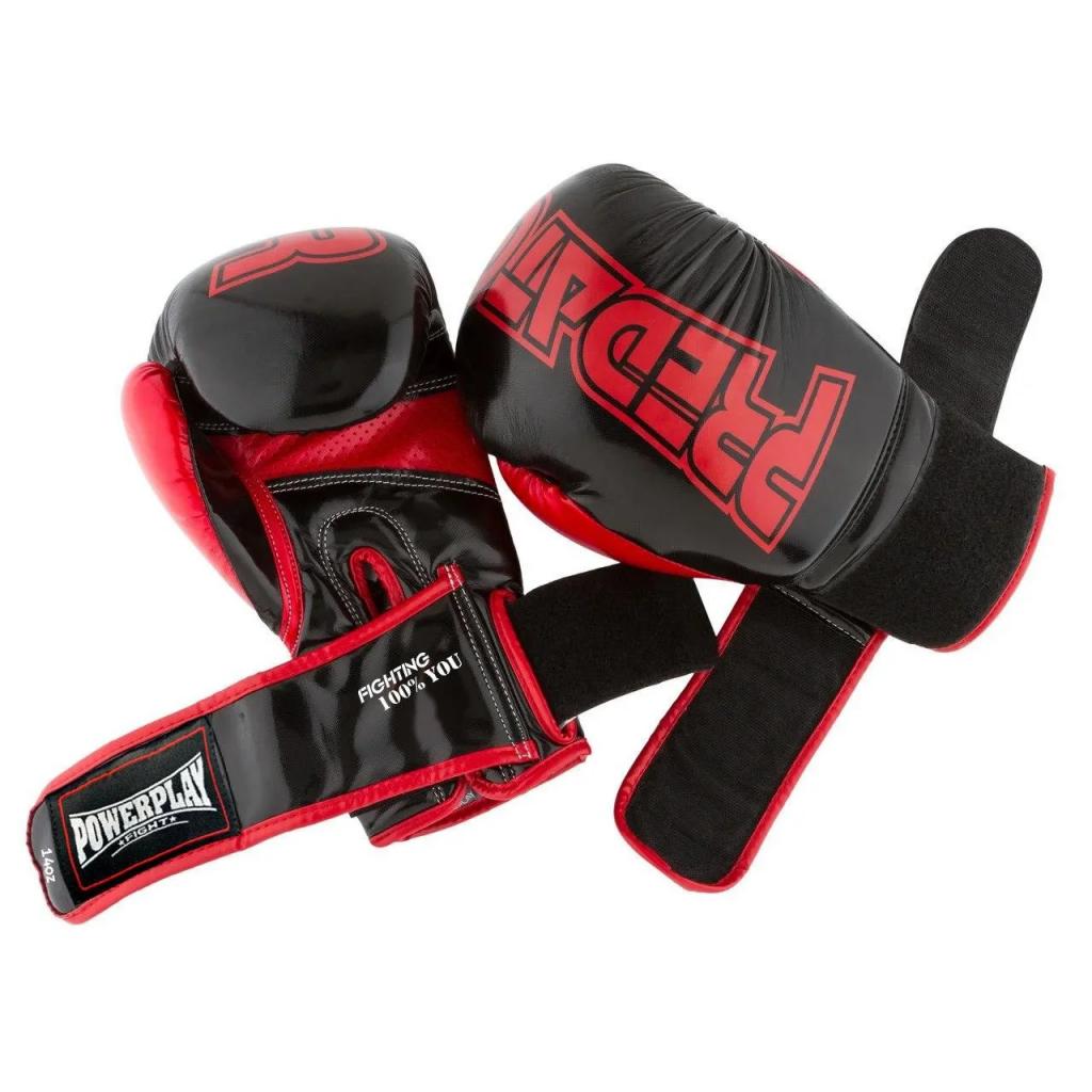 Боксерские перчатки PowerPlay 3017 14oz Red (PP_3017_14oz_Red) изображение 4