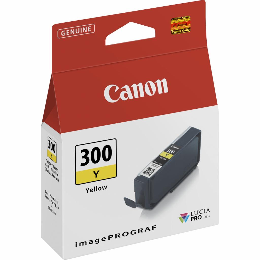 Картридж Canon PFI-300 Yellow (4196C001) изображение 2