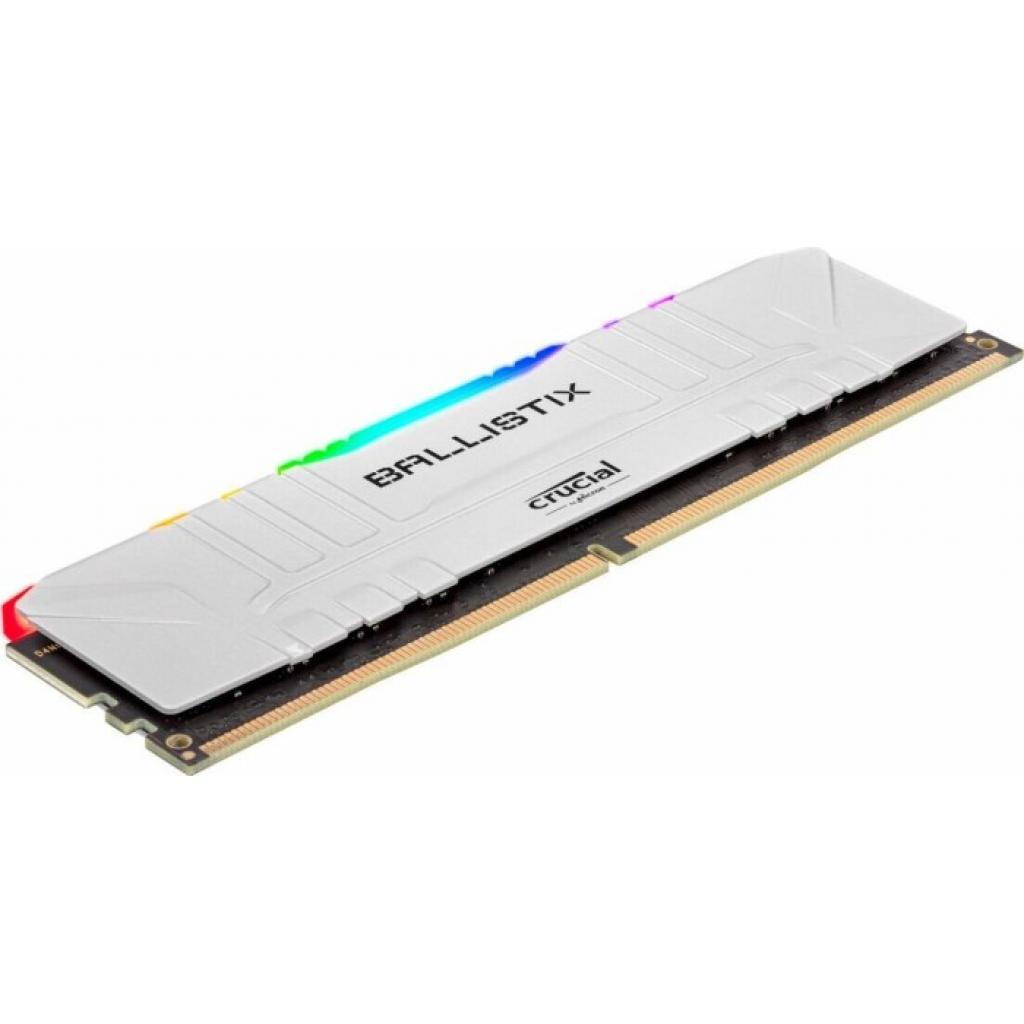 Модуль пам'яті для комп'ютера DDR4 8GB 3600 MHz Ballistix RGB White Micron (BL8G36C16U4WL) зображення 2