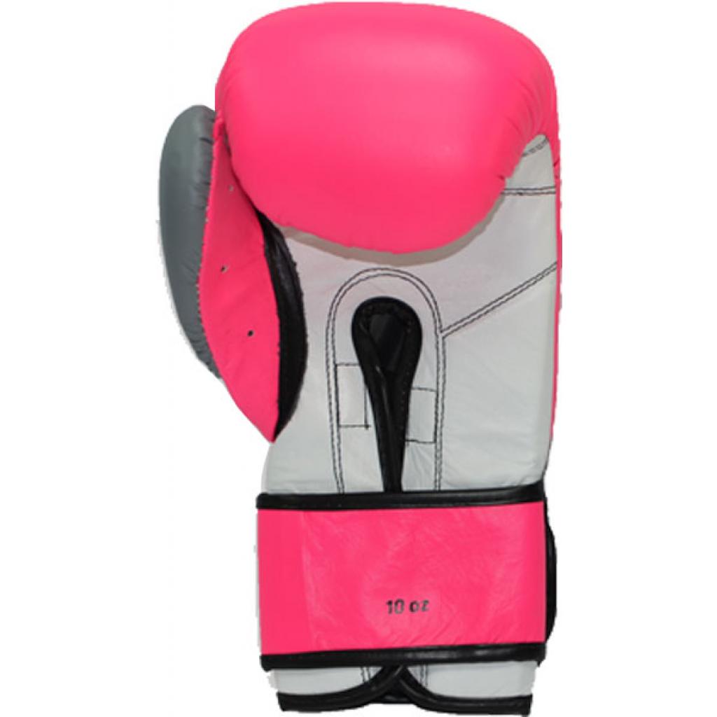 Боксерські рукавички Thor Typhoon 10oz Pink/White/Grey (8027/02(Leath)Pink/Grey/W 10 oz.) зображення 3