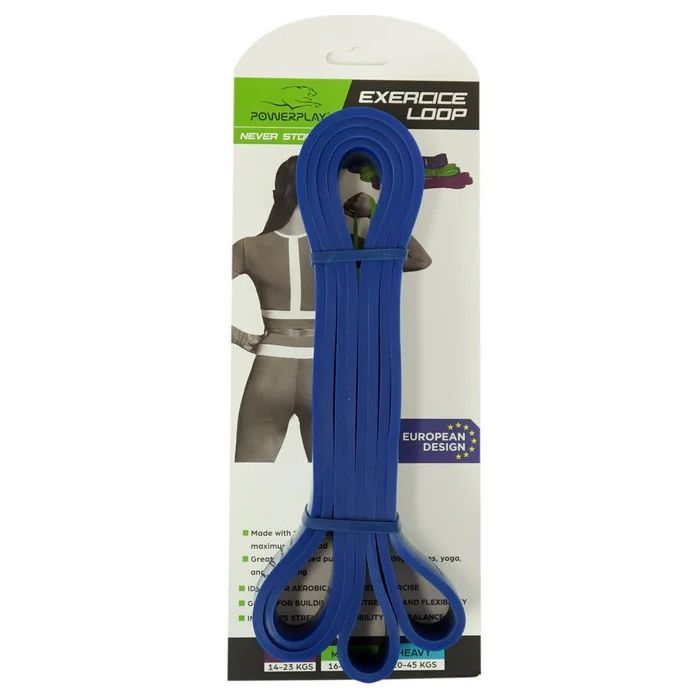 Эспандер PowerPlay 4115 Level 5 Blue 20-45 кг (PP_4115_Blue_(20-45kg)) изображение 3