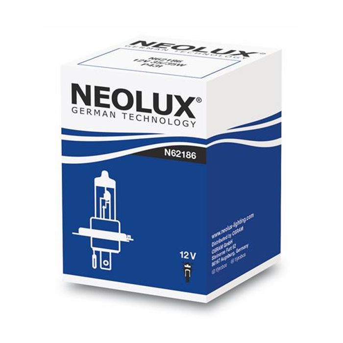 Автолампа Neolux галогенова 35/35W (N62186) изображение 2