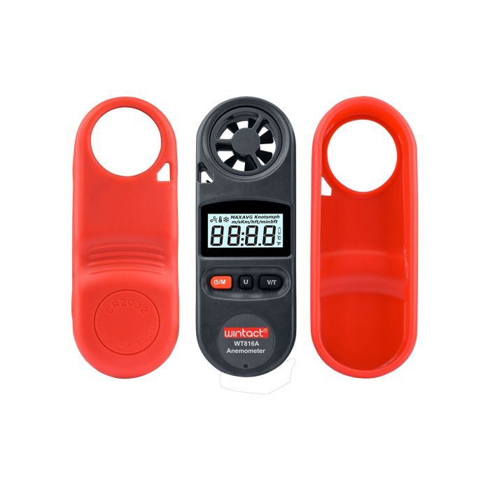 Анемометр Wintact цифровий 0,7-30м/с, -10-45°C (WT816A) зображення 5