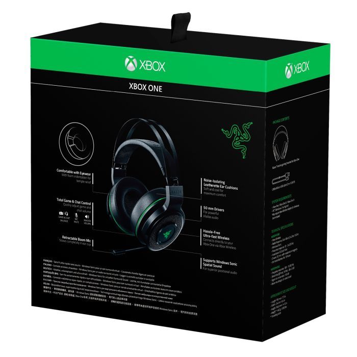 Наушники Razer Thresher - Xbox One Black/Green (RZ04-02240100-R3M1) изображение 7