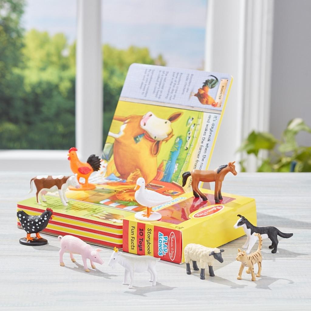Розвиваюча іграшка Melissa&Doug книга з фігурками сільськогосподарських тварин (MD31285) зображення 5
