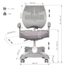 Дитяче крісло FunDesk Contento Grey (221759) зображення 11