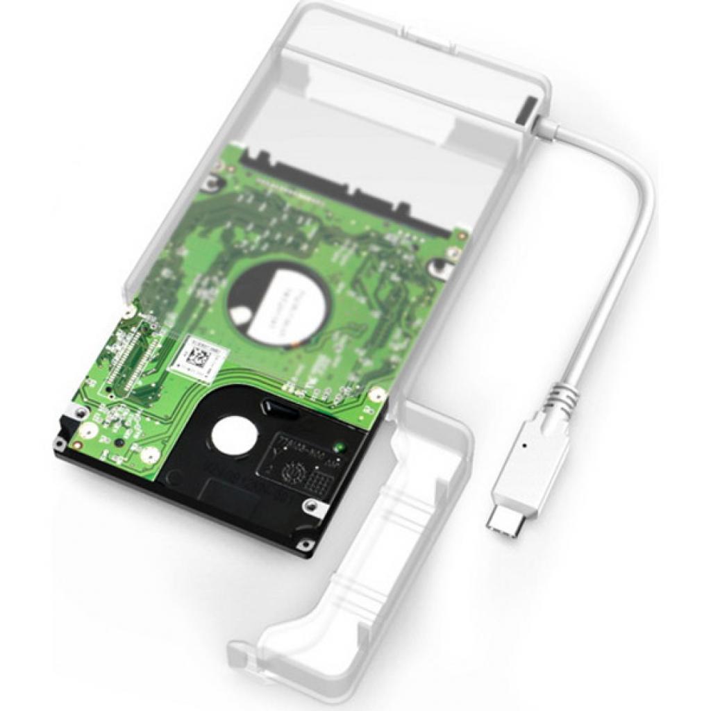 Адаптер Maiwo USB3.1 GEN1 TypeC to HDD 2,5" SATA/SSD white (K104G1 white) зображення 3