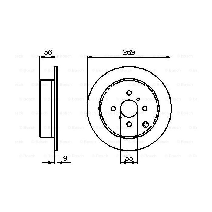 Гальмівний диск Bosch 0 986 479 087 зображення 5