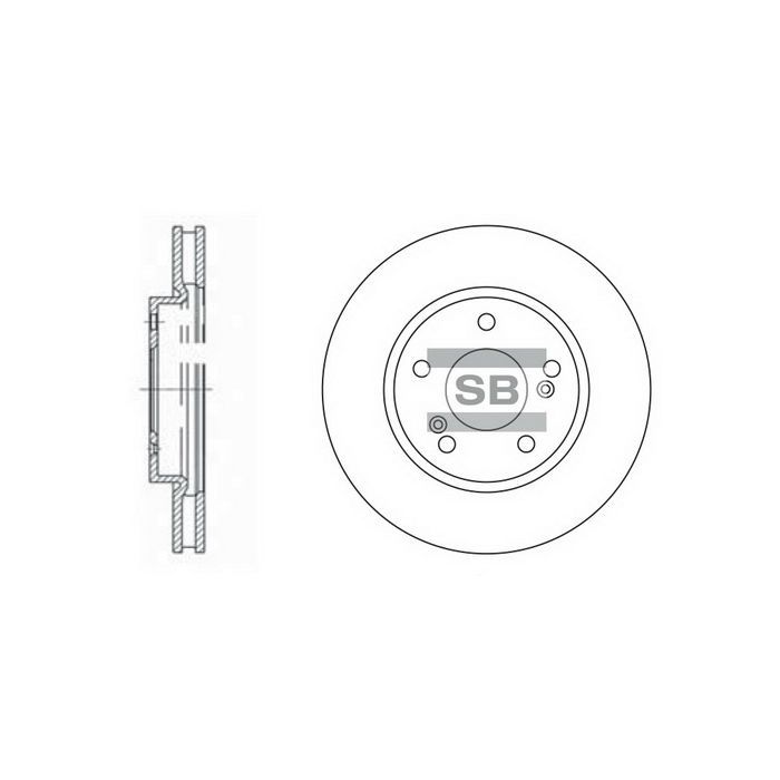 Тормозной диск HI-Q SD4312