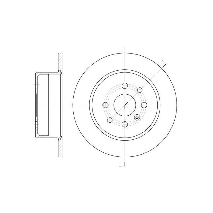 Гальмівний диск REMSA 6454.00