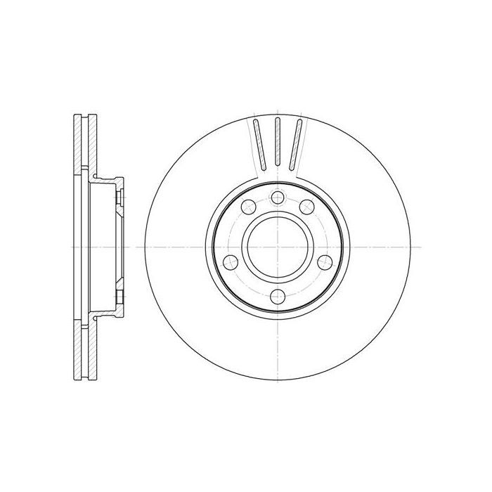 Тормозной диск REMSA 6660.10