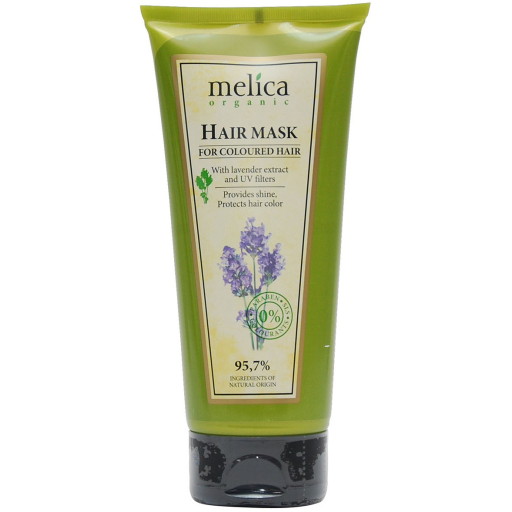 Маска для волос Melica Organic с экстрактом лаванды и УФ-фильтрами 200 мл (4770416342167)