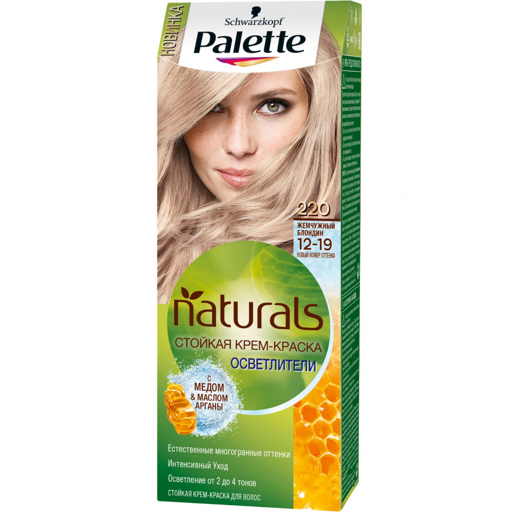 Краска для волос Palette Naturals 12-19 Жемчужный блондин 110 мл (4015000979160)