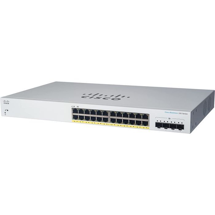 Коммутатор сетевой Cisco CBS220-24T-4G-EU > цены в Киеве и Украине Коммутатор сетевой Cisco CBS220-24T-4G-EU