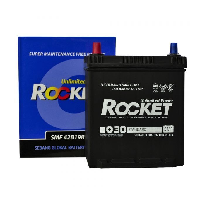 Аккумулятор автомобильный ROCKET 40Ah (SMF 42B19R)