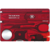 Нож Victorinox SwissCard Lite Transparent Red Blister (0.7300.TB1) изображение 4