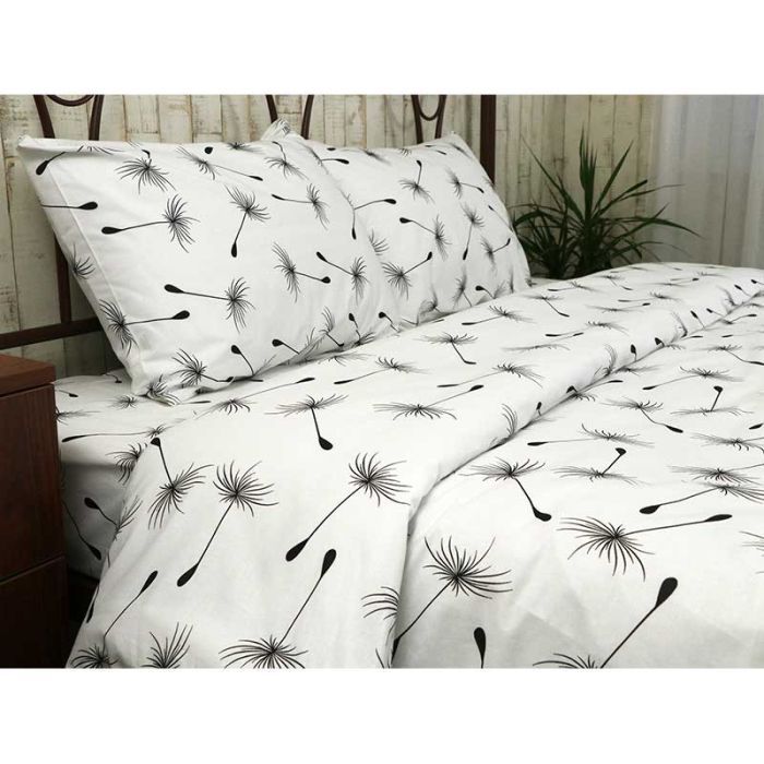 Підковдра Руно бязь Fly White 205х225 см (67.114Б_Fly white) зображення 4