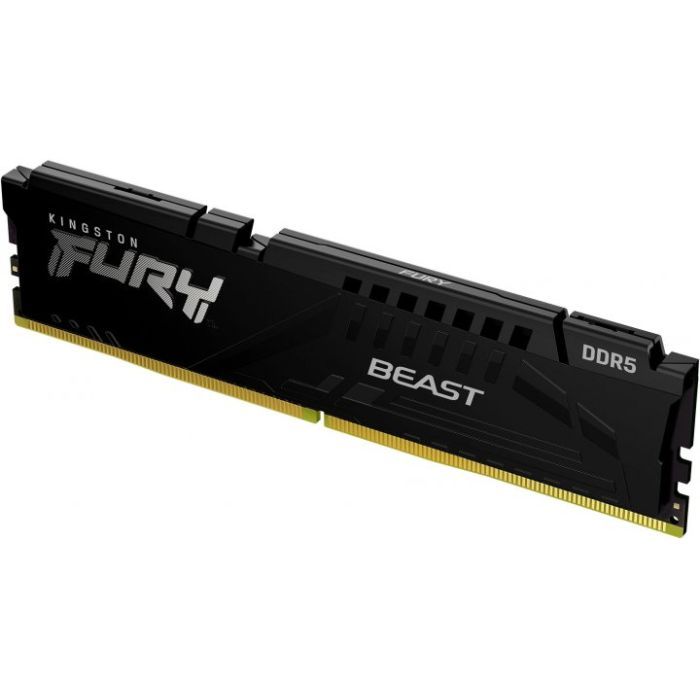Модуль памяти для компьютера DDR5 16GB 5200 MHz Beast Black Kingston Fury (ex.HyperX) (KF552C40BB-16) изображение 2